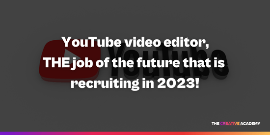 YouTube video editing, the job of the future that will be hiring in 2023!